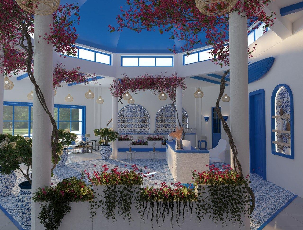 Resort lobby